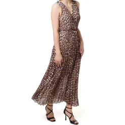 Abito a fantasia animalier Leopardata da Donna con plisse Swish Jeans