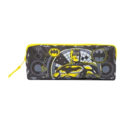 Astuccio Batman Nero e giallo con stampa supereroe DC Comics