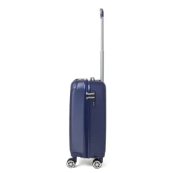 Bagaglio a mano blu rigido e resistente Romeo Gigli Milano