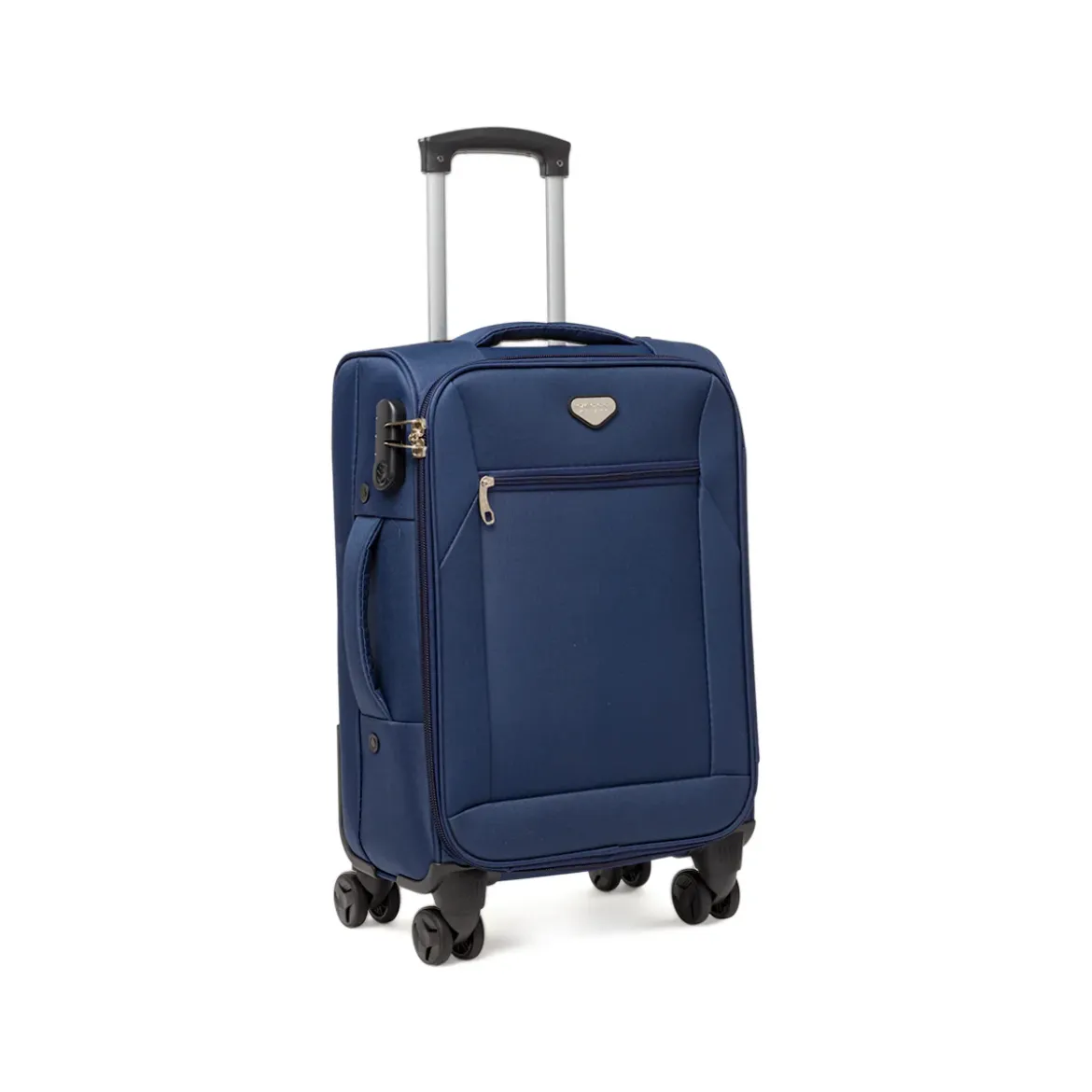 Bagaglio a mano blu Romeo Gigli Milano in tessuto per viaggi brevi