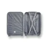 Bagaglio a mano rigida argento con ruote pivotanti Romeo Gigli Milano