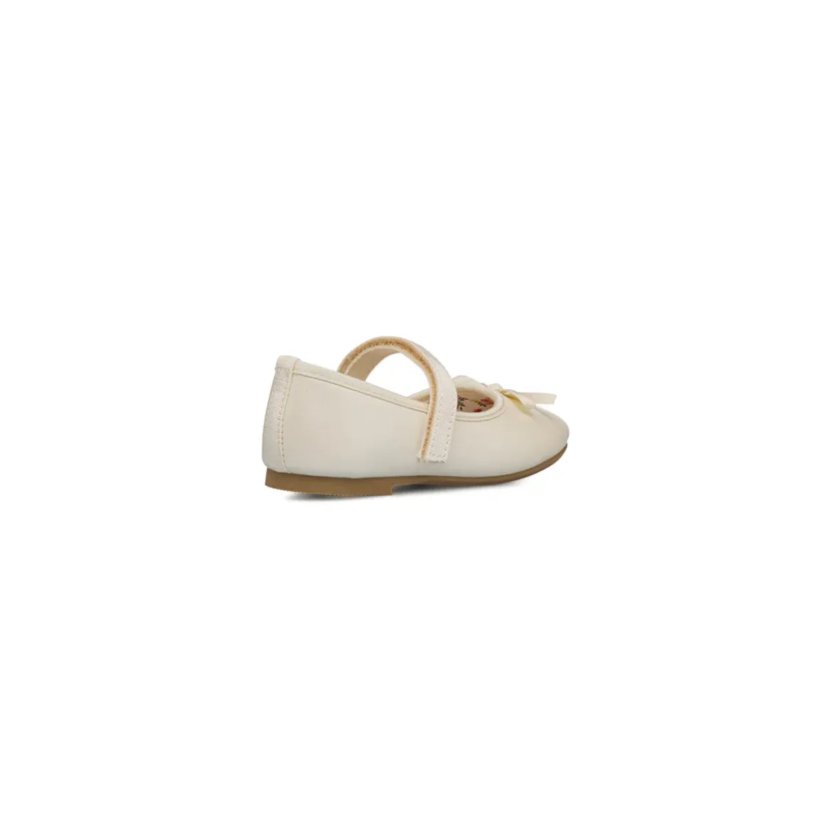Ballerine Bambina bianco effetto iridescente con fiocco Dieci Baci