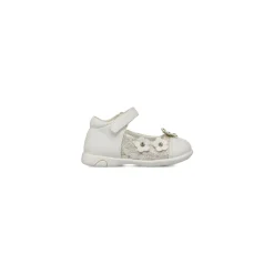 Ballerine Primi passi bianche da Bambina Le scarpe di Alice con fiocco