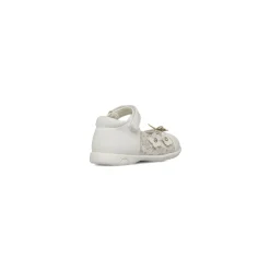 Ballerine Primi passi bianche da Bambina Le scarpe di Alice con fiocco