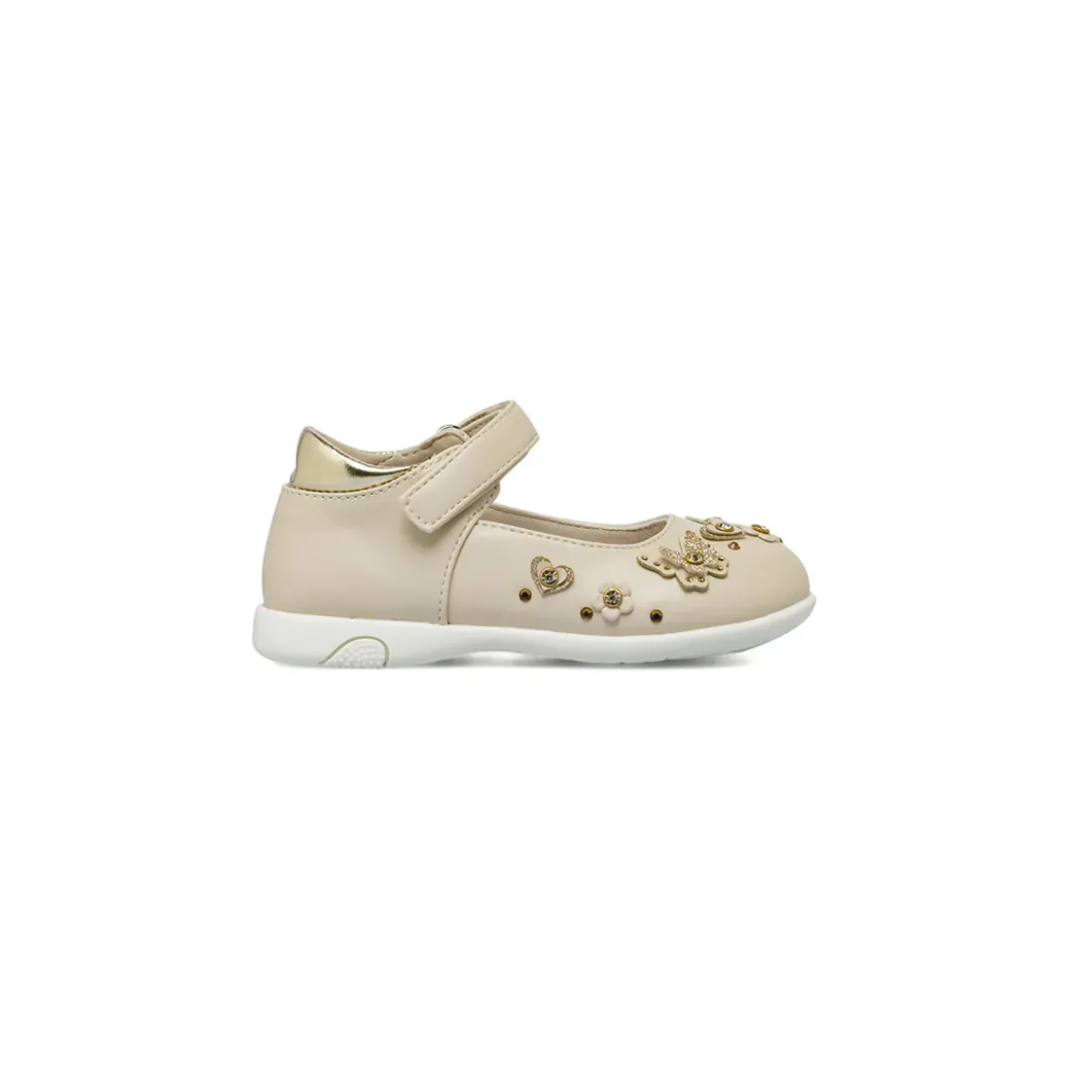 Ballerine primi passi nude da Bambina con glitter Le scarpe di Alice