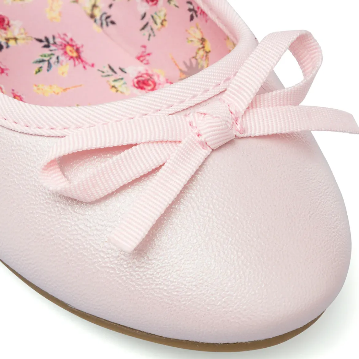 Ballerine rosa da Bambina con fiocco e cinturino Le scarpe di Alice