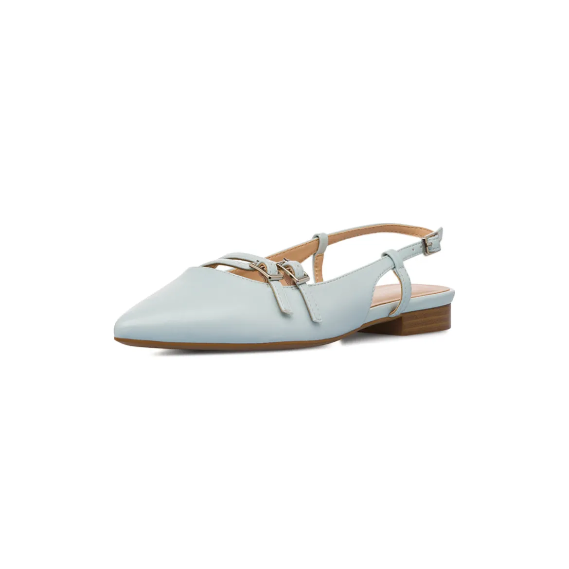 Ballerine slingback Mary Jane azzurre da Donna con fibbie Lora Ferres