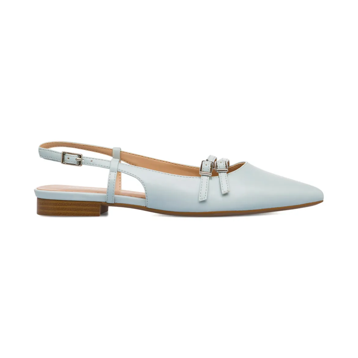 Ballerine slingback Mary Jane azzurre da Donna con fibbie Lora Ferres