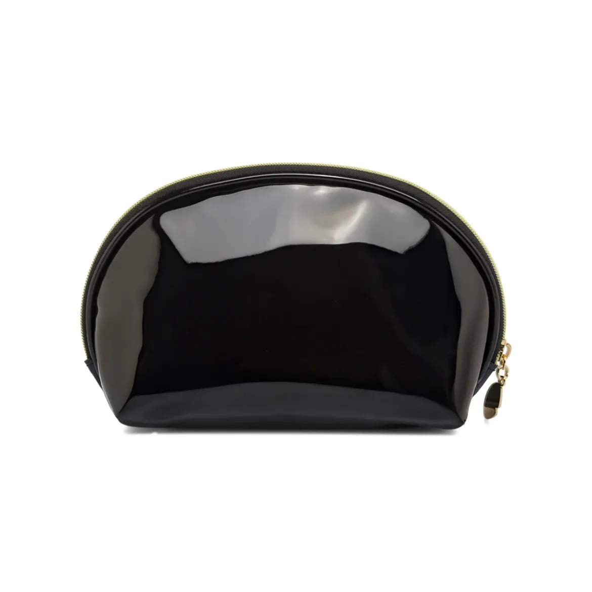 Beauty case da Donna nero lucido con ricamo Make up Camomilla