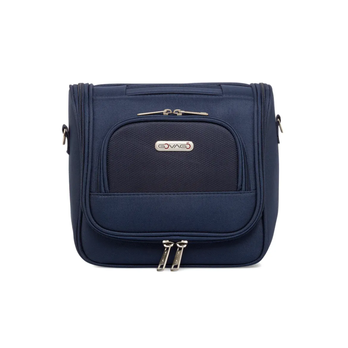 Beauty necessaire piccolo da viaggio blu in tessuto Govago