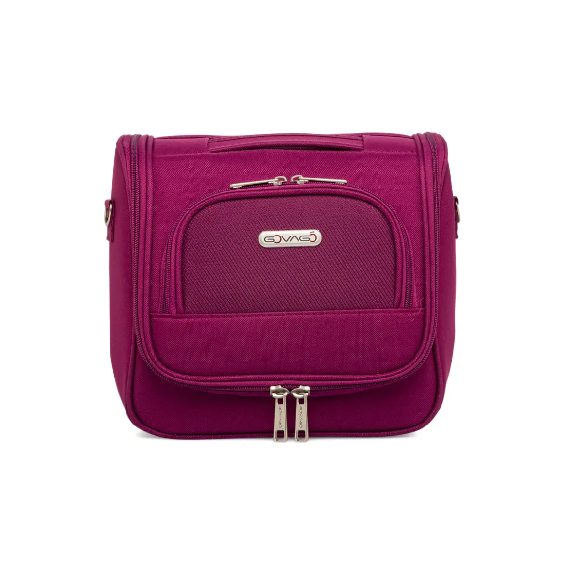 Beauty necessaire piccolo da viaggio viola in tessuto Govago