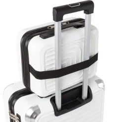 Boarding bag bianca rigida per voli low cost Romeo Gigli Milano
