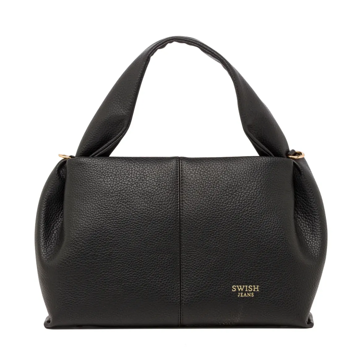 Borsa a Mano da Donna Nera con Manico Imbottito Swish Jeans