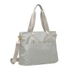 Borsa a Spalla Beige da Donna con motivo logo Dimensione Danza