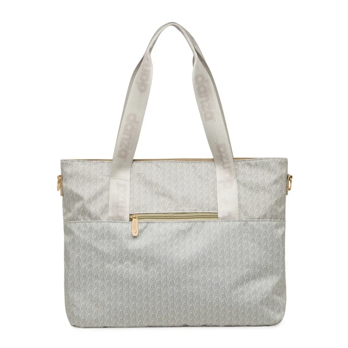 Borsa a Spalla Beige da Donna con motivo logo Dimensione Danza