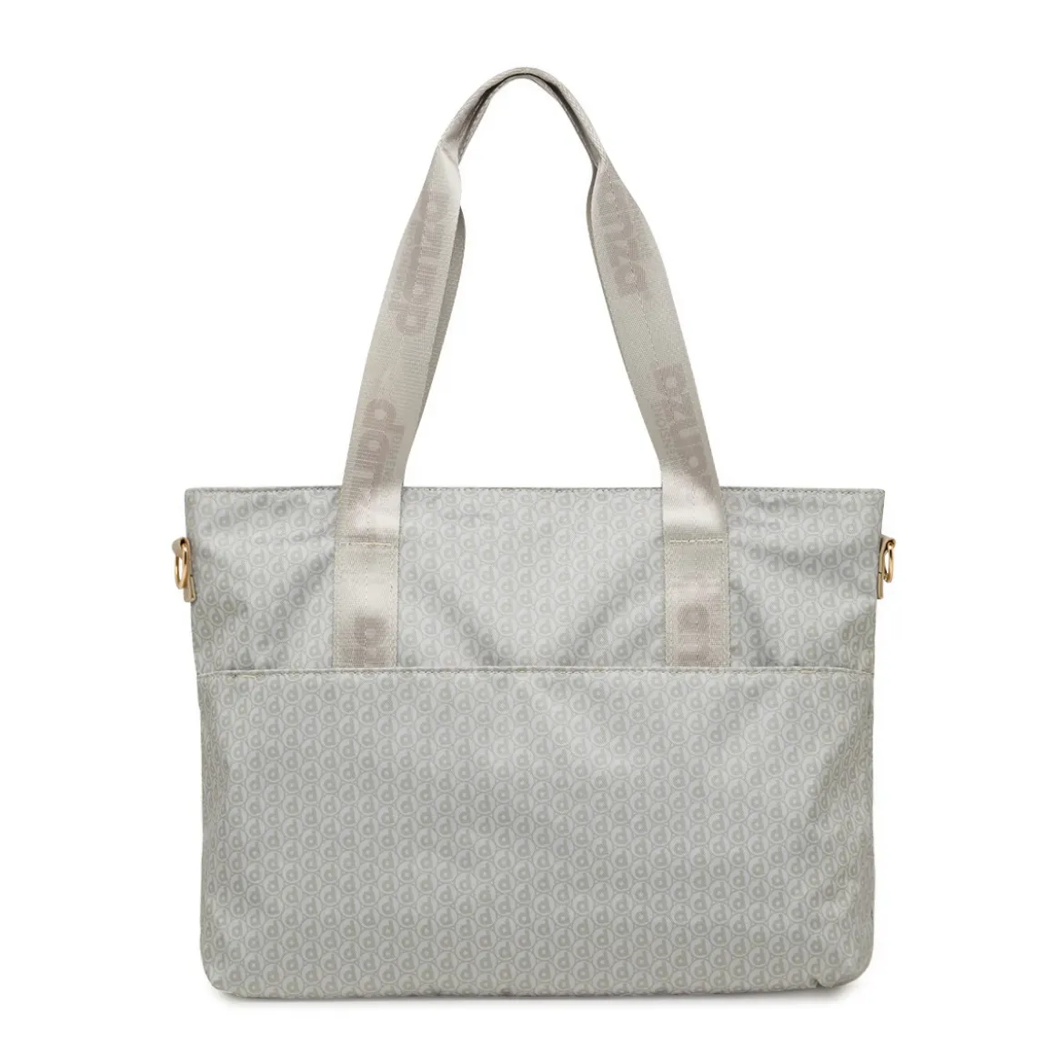 Borsa a Spalla Beige da Donna con motivo logo Dimensione Danza