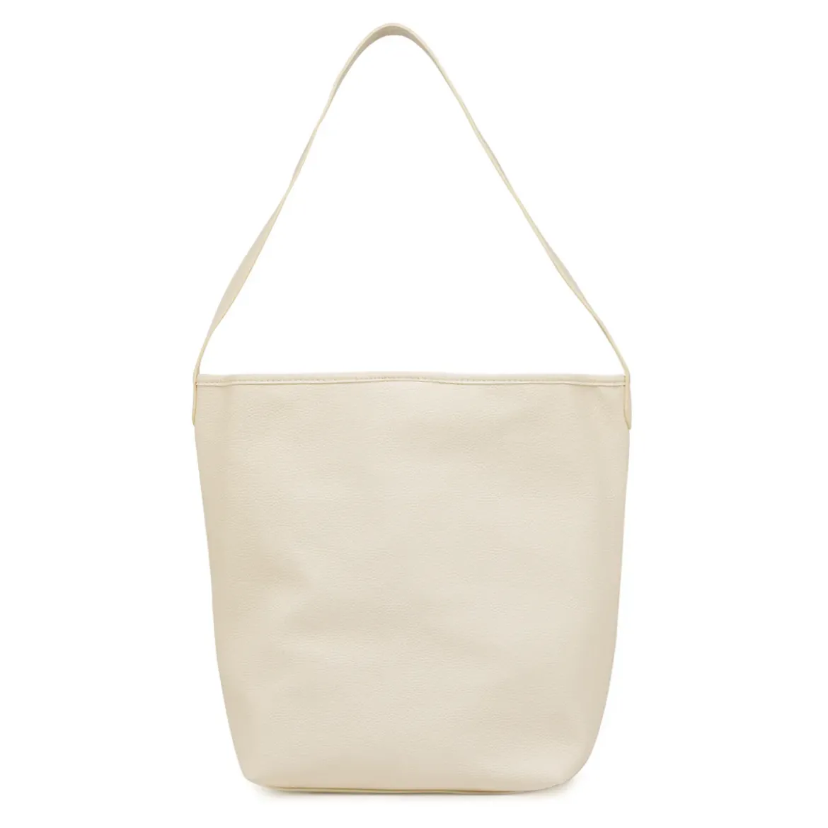 Borsa a spalla bianca da Donna con bottone magnetico Lora Ferres
