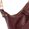 Borsa a spalla Bordeaux da Donna con tasca frontale Lora Ferres