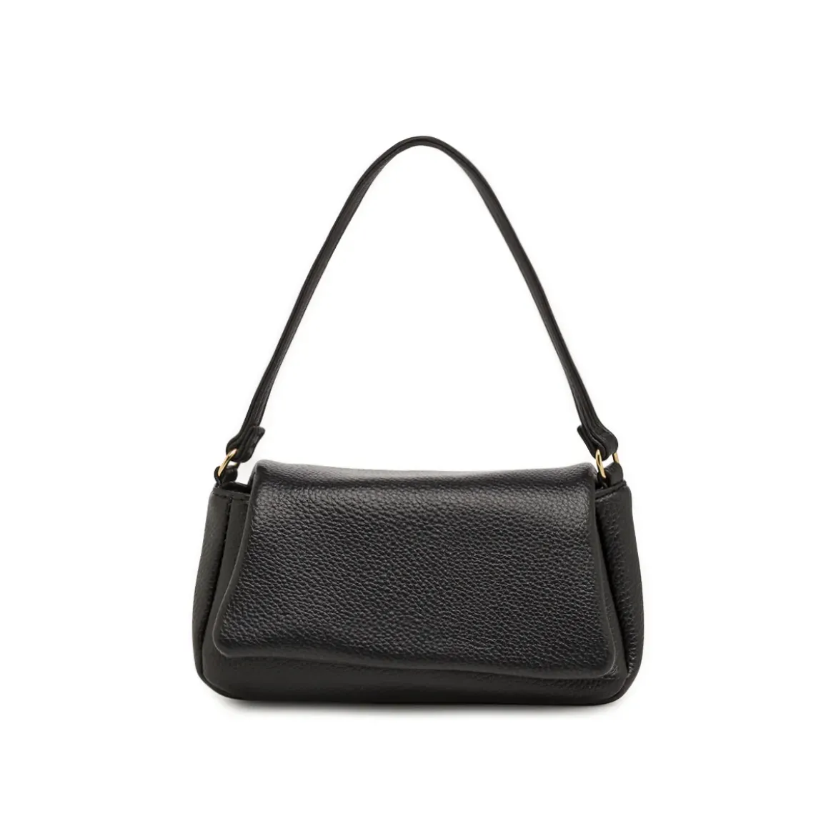 Borsa a spalla da Donna nera con patta e tracolla Lora Ferres