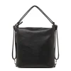 Borsa a Spalla da Donna Nera con Tasca Frontale Swish Jeans