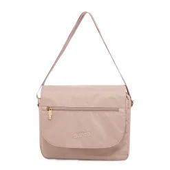 Borsa a spalla da donna rosa con logo Dimensione Danza