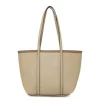 Borsa a spalla da Donna taupe effetto martellato Lora Ferres