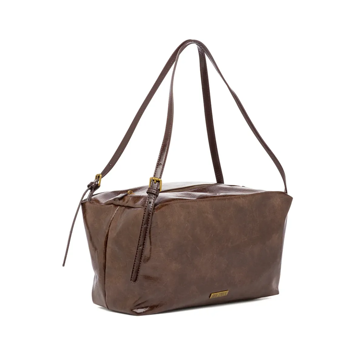 Borsa a spalla marrone da Donna Lora Ferres