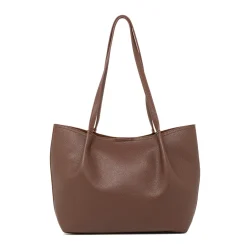 Borsa a spalla marrone da Donna con dettagli arricciati Lora Ferres