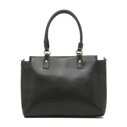 Borsa a spalla nera da Donna con dettagli zip Swish Jeans