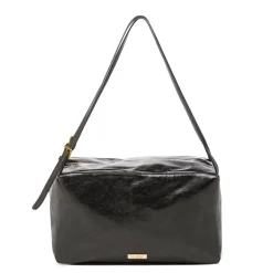 Borsa a spalla nera da Donna con logo Lora Ferres