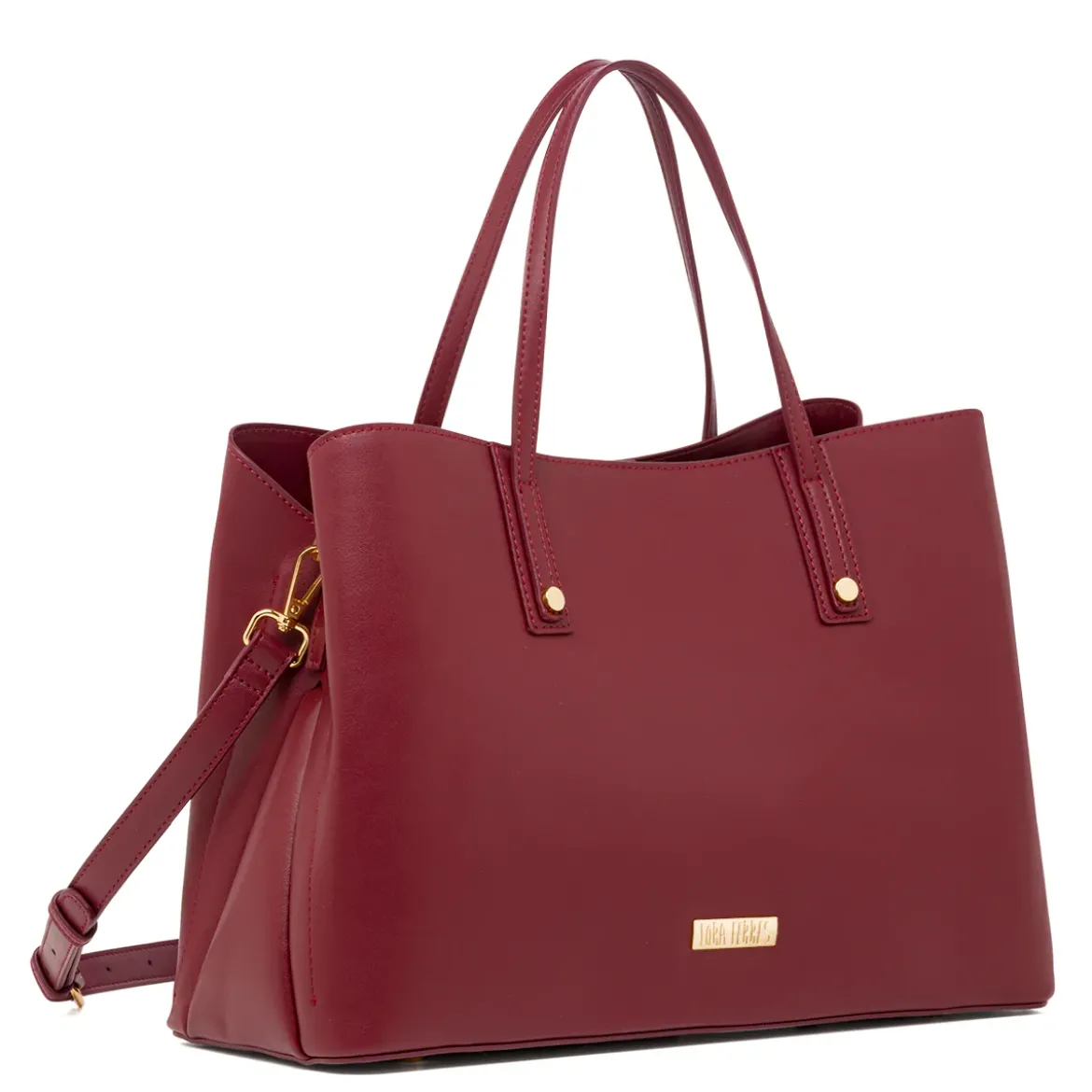 Borsa a spalla rossa da Donna con tracolla rimovibile Lora Ferres