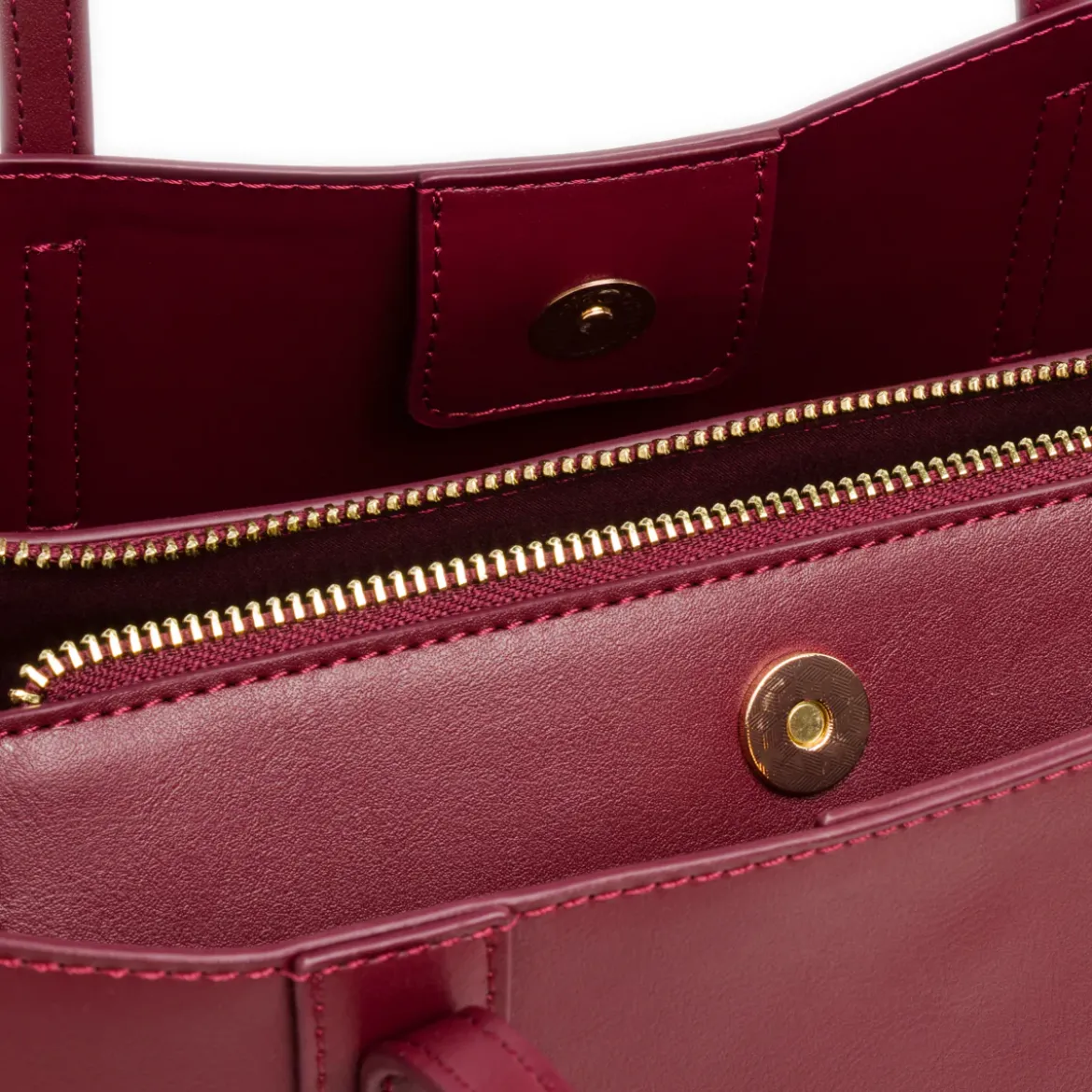Borsa a spalla rossa da Donna con tracolla rimovibile Lora Ferres