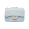 Borsa a tracolla azzurra da Donna con catena dorata Lora Ferres