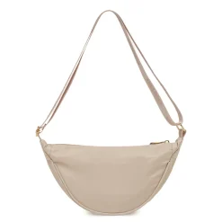 Borsa a Tracolla Beige da Donna a mezzaluna Dimensione Danza