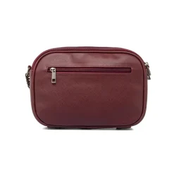 Borsa a tracolla Bordeaux da Donna con chiusura zip Lora Ferres