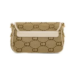 Borsa a tracolla da Donna beige con dettagli oro Carrera Jeans