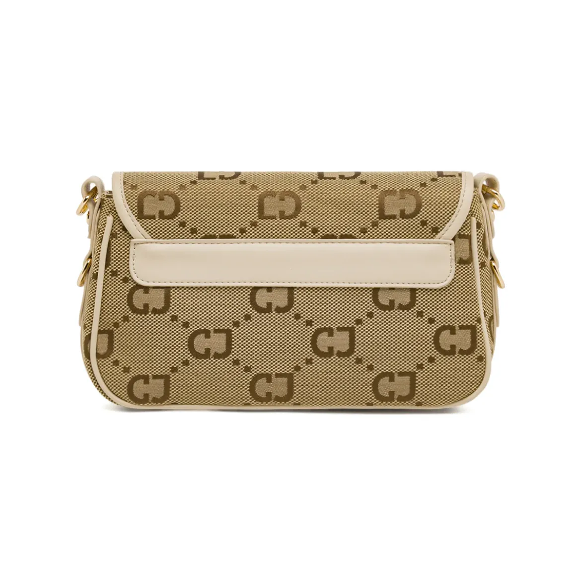 Borsa a tracolla da Donna beige con dettagli oro Carrera Jeans