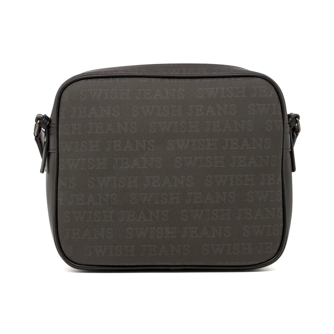 Borsa a Tracolla da Donna Nera con Doppia Tasca Swish Jeans