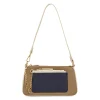 Borsa a tracolla da Donna taupe e marrone con catena Lora Ferres