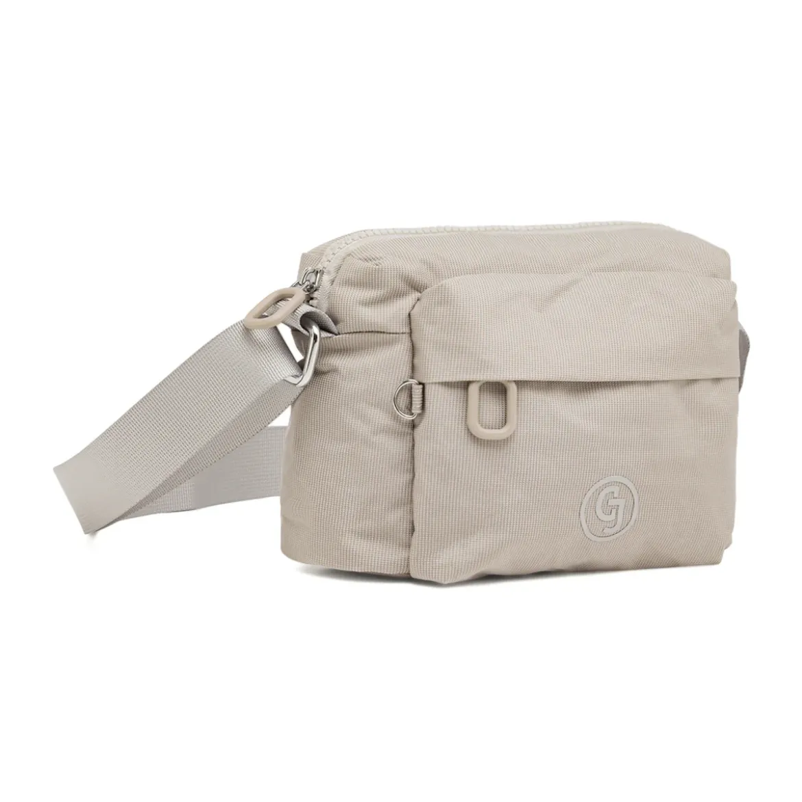 Borsa a tracolla Donna Nude in tessuto tecnico con charm Carrera Jeans