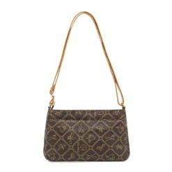 Borsa a tracolla marrone da Donna con stampa all-over Giulia Pieralli