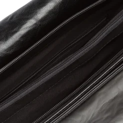Borsa a tracolla nera da Donna effetto invecchiato Lora Ferres