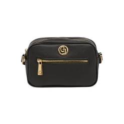Borsa a tracolla nera da Donna con dettagio florale Carrera Jeans