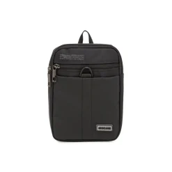 Borsa a Tracolla Nera da Uomo con tasche Americanino