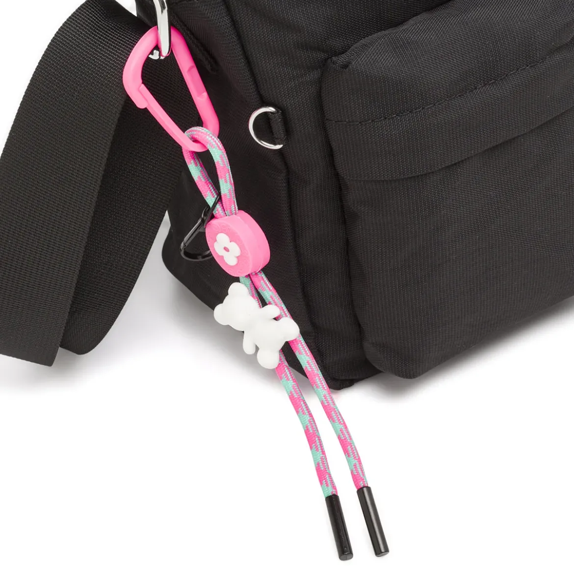 Borsa a tracolla Nera Donna in tessuto tecnico con tasche Carrera Jeans