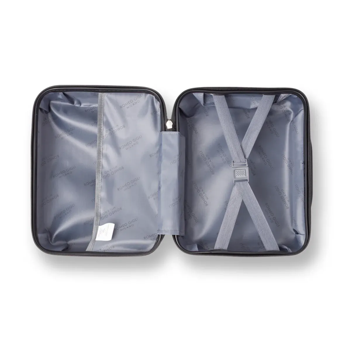 Borsa cabina nera rigida con attacco trolley Romeo Gigi Milano