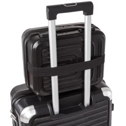 Borsa cabina nera rigida con attacco trolley Romeo Gigi Milano