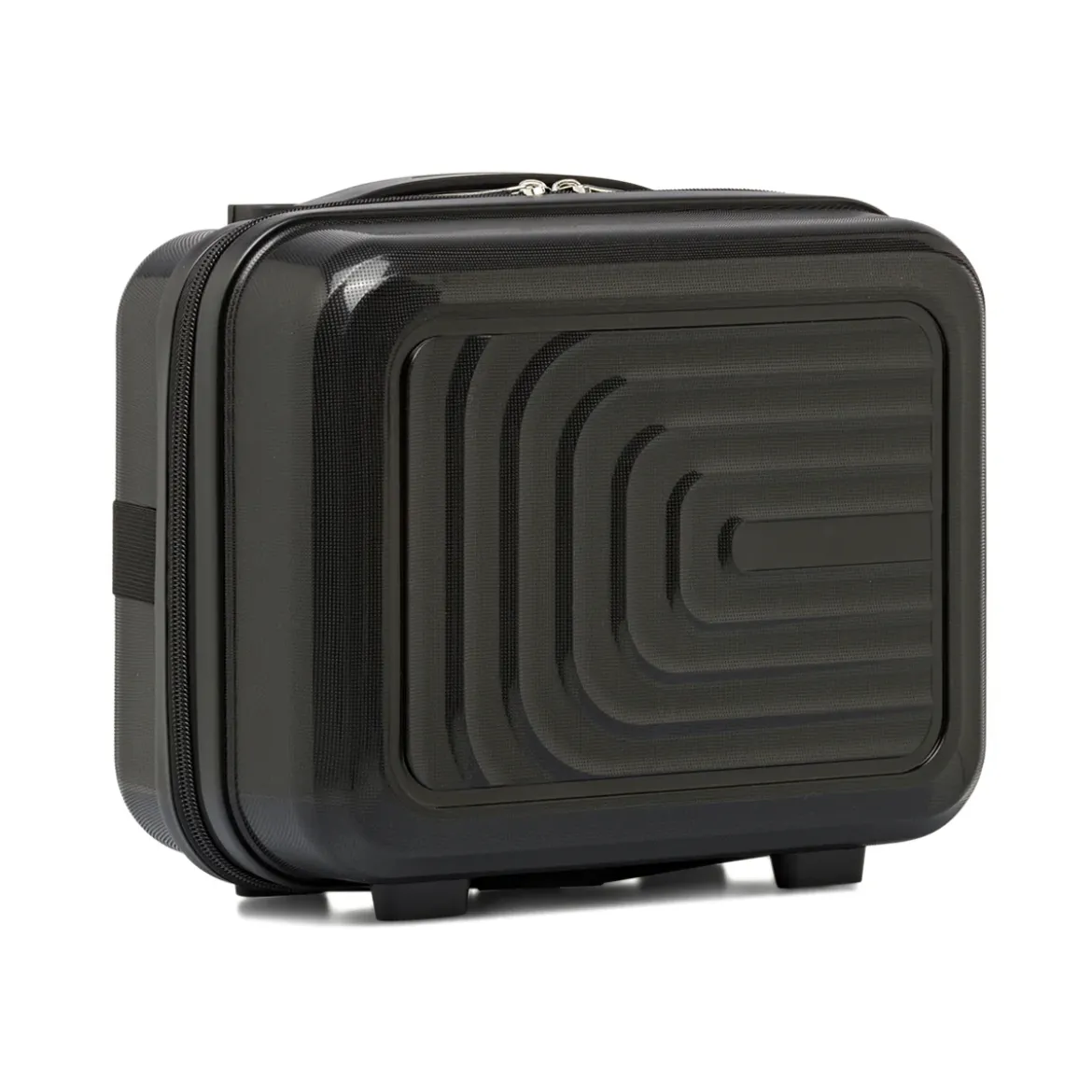Borsa cabina nera rigida con attacco trolley Romeo Gigi Milano