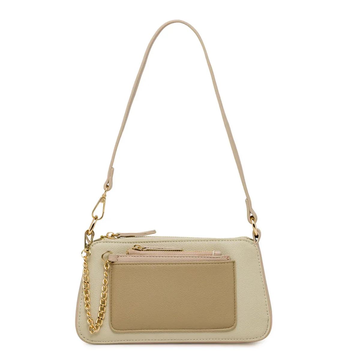 Borsa da Donna Beige con tripla pochette Lora Ferres
