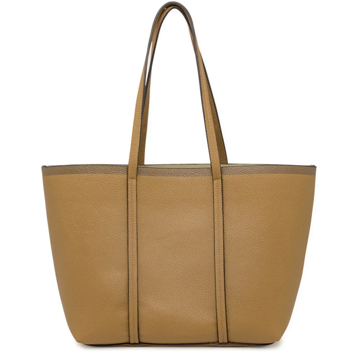 Borsa Donna Marrone con porta tessere a contrasto Lora Ferres
